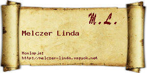 Melczer Linda névjegykártya